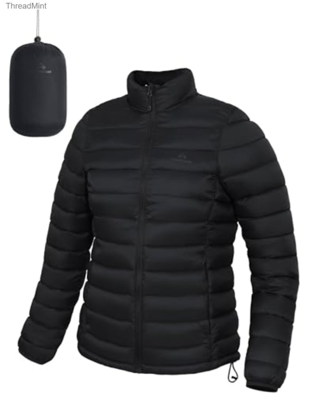 Women's Quilted Puffer Jacket Packable Insulated Water-Repellent Winter